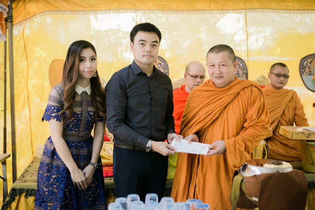 พิธีทำบุญประจำปี 2558