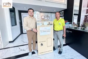 Cpn มอบตู้เย็นให้วัดกระบี่น้อย